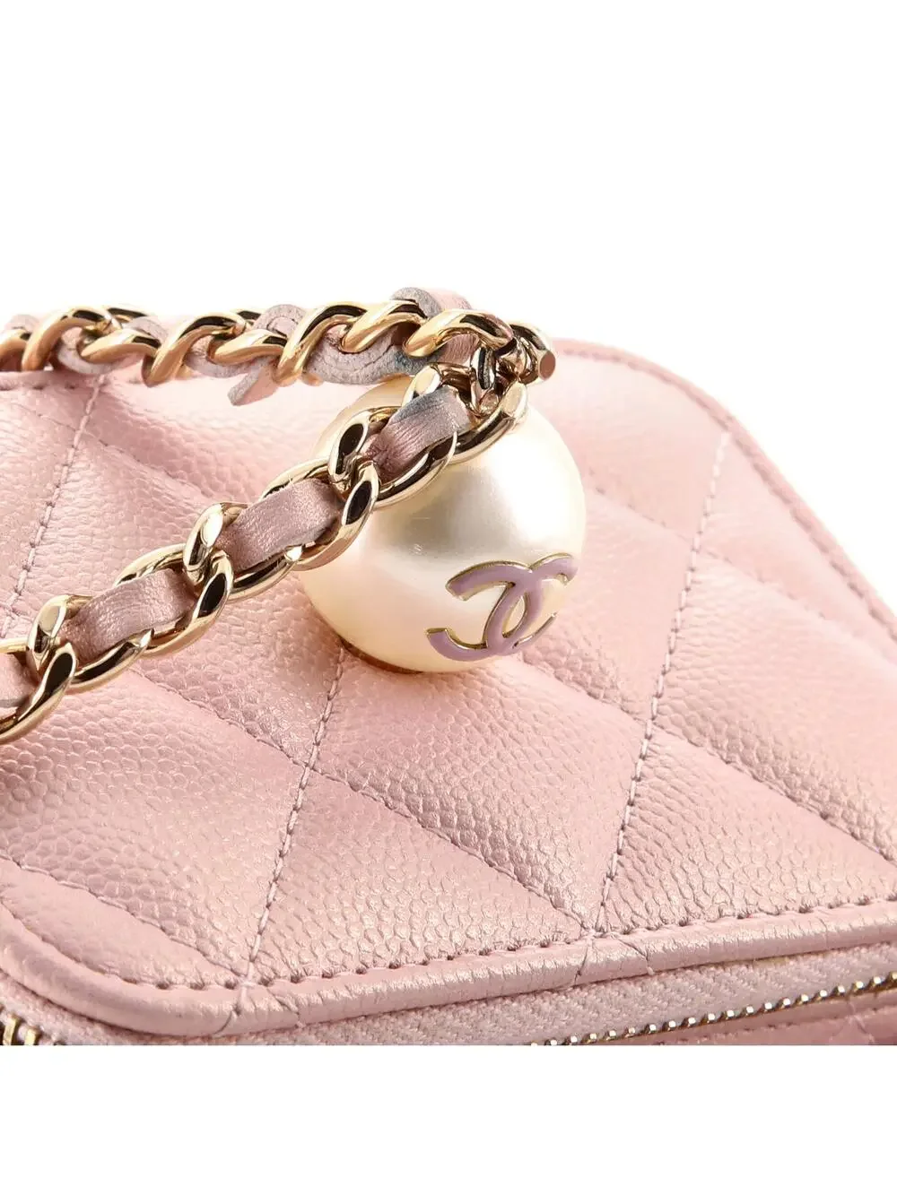 Chanel Classic Pearl Vanity Case With #269861C32B